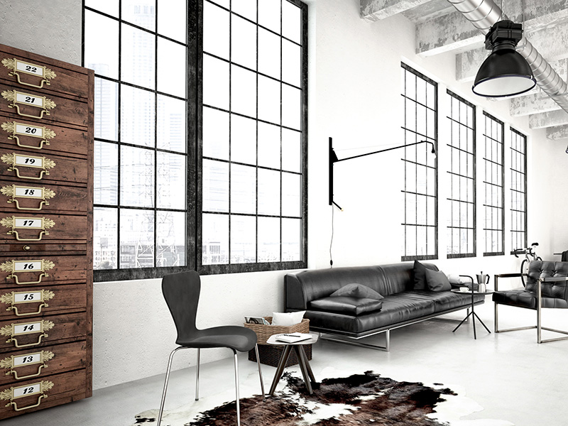 Industriele-bank-industrieel-interieur-industrial-couch-industrial-interior-leren-bank-leather-couch-zwart-bruin-grijs-black-brown-grey