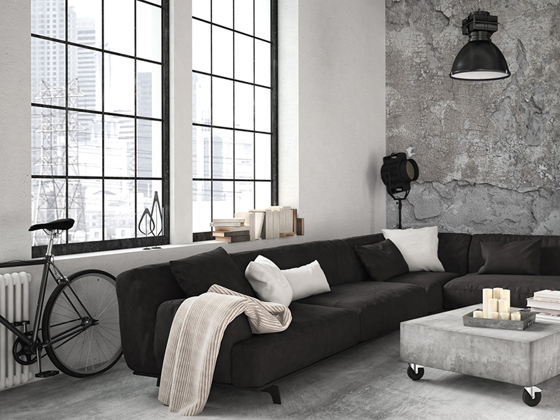 Industriele-bank-industrieel-interieur-industrial-couch-industrial-interior-leren-bank-leather-couch-zwart-bruin-grijs-black-brown-grey