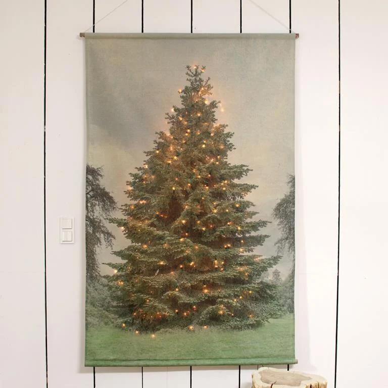 Alternatieve kerstboom-kerstposter-kerstboom poster met verlichting poster kerstboom kerstboom poster met lichtjes-1