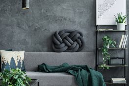 Scandinavisch interieur grijs interieur groen wonen