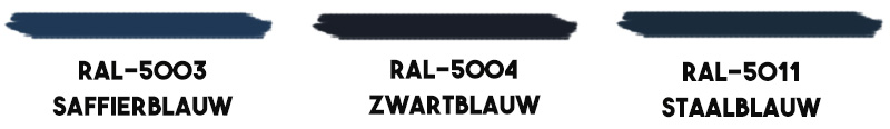 Blauwe-RAL-kleuren