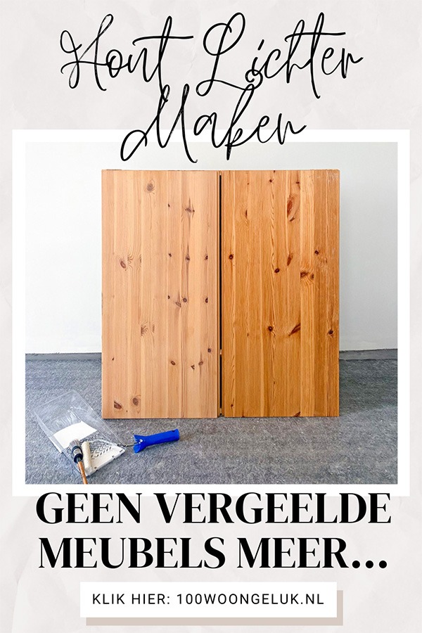 vergeeld eiken behandelen vergeeld hout opfrissen vergeeld hout schoonmaken vergeeld hout wit maken vergeeld hout behandelen